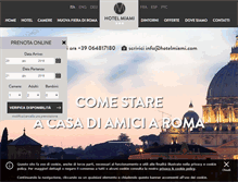 Tablet Screenshot of hotelmiami.com